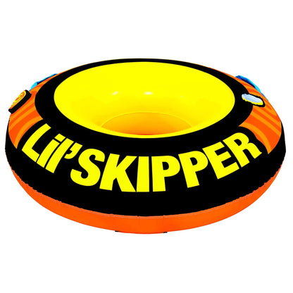 WOW Watersports Lil' Skipper 1 Person Towable W Fast Inflate and Built-In Cup Holder